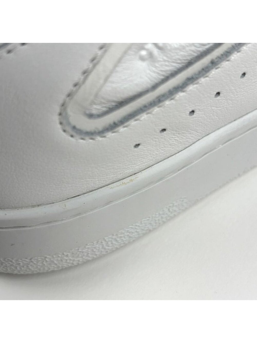 Celine CT 01 Lace Up High Cut Sneakers Logo Shoes Leather White - Picture 4 of 9